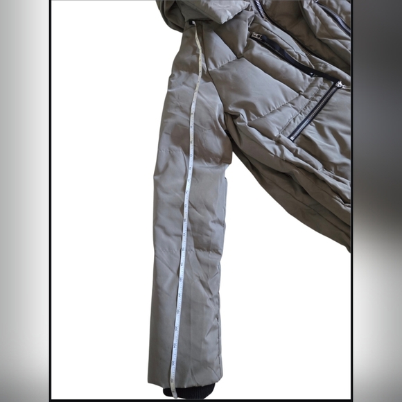 Orolay Womens Front Zip Long Sleeve Down Quilted Hooded Jacket Green Size Small - Picture 11 of 14